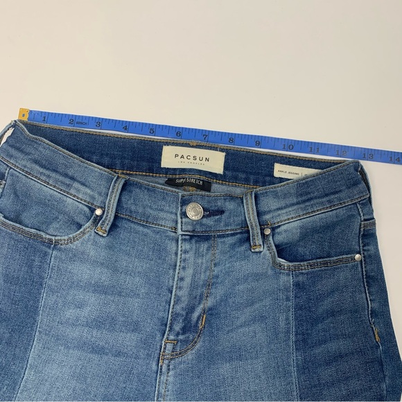 PACSUN Two tones ankle jegging jeans SZ 25 - Picture 6 of 8